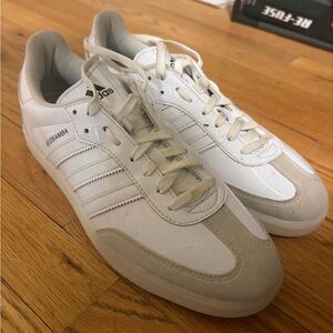 Adidas Veloamba White Cycling Sneakers size 10